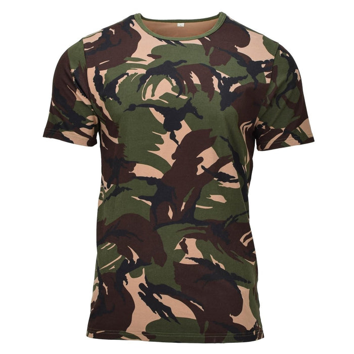 Origineel Nederlands Militair T-shirt Lichtgewicht Korte Mouwen Woodland Camouflage - GoMilitar