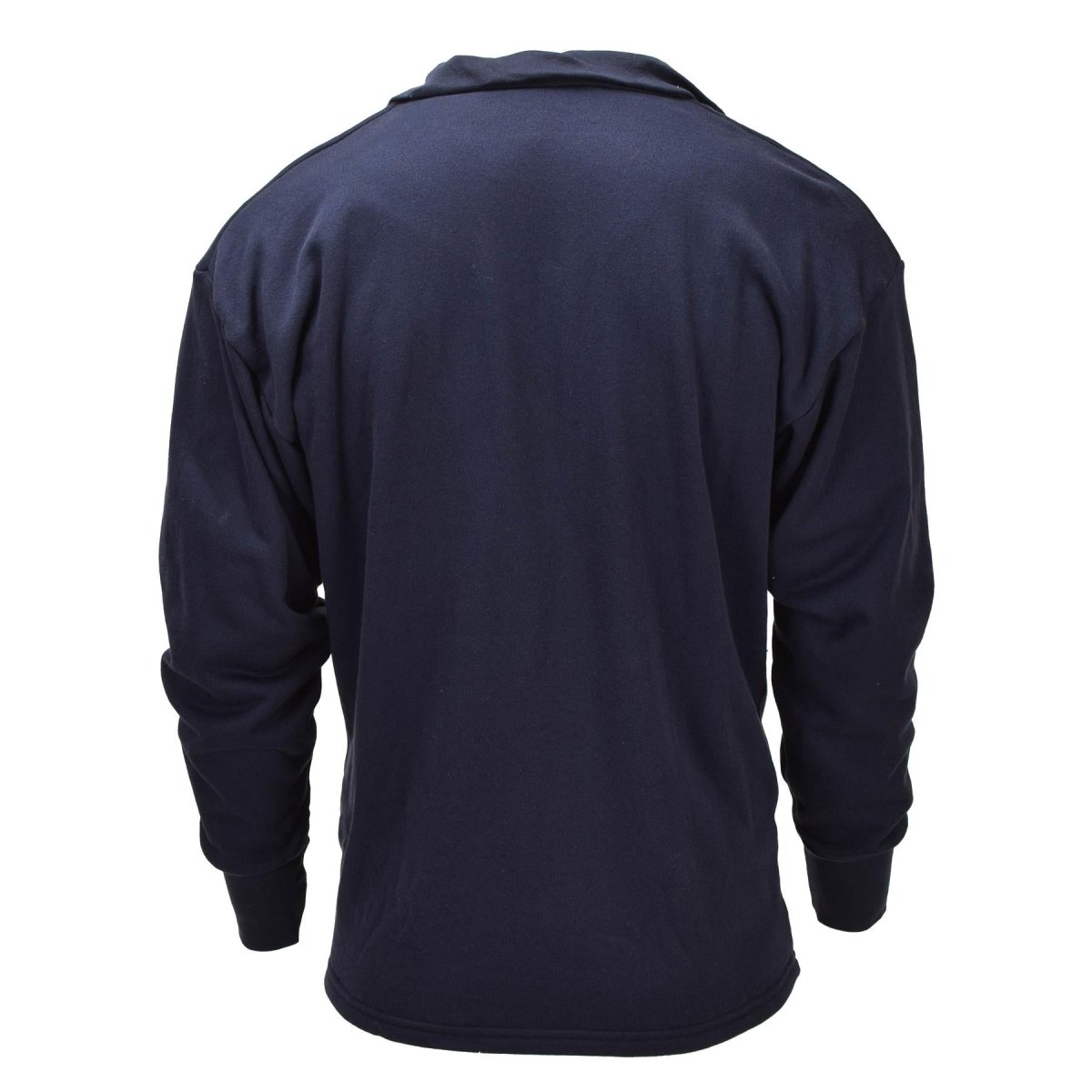 Origineel Nederlands Militair Thermisch Ondershirt Lange Mouw Halve Ritssluiting Blauw