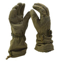 Originele Nederlandse Militaire Winter ECWS Handschoenen Waterdicht Geitenleer Palm Olijf