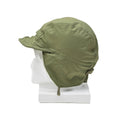 Originele Nederlandse parachutistische hoed ranger dop oorkleppen pig winddichte olijfsurplus