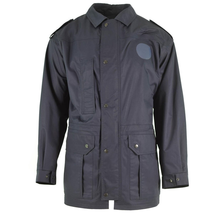 Origineel Nederlandse politie-uitgave parka blauwe warme jas voering militair surplus NIEUW - GoMilitar