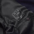 Originele Oost-Duitse militaire VM overjas met dubbele rij knopen, vintage blauw