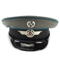 Oorspronkelijke Oost -Duitse NVA -leger Vizier Cap Air Forces Military Peaked Hat Nieuw