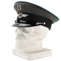 Oorspronkelijke Oost -Duitse NVA -leger Vizier Cap Air Forces Military Peaked Hat Nieuw