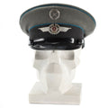Oorspronkelijke Oost -Duitse NVA -leger Vizier Cap Air Forces Military Peaked Hat Nieuw