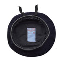Origineel Frans leger donkerblauwe wol baret command lichtgewicht cap vintage nieuw