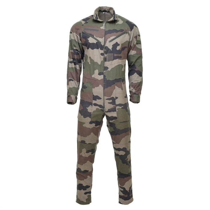 Origineel mechanisch overallpak van het Franse leger met ruime pasvorm, elastische taille en CCE-camouflagepatroon