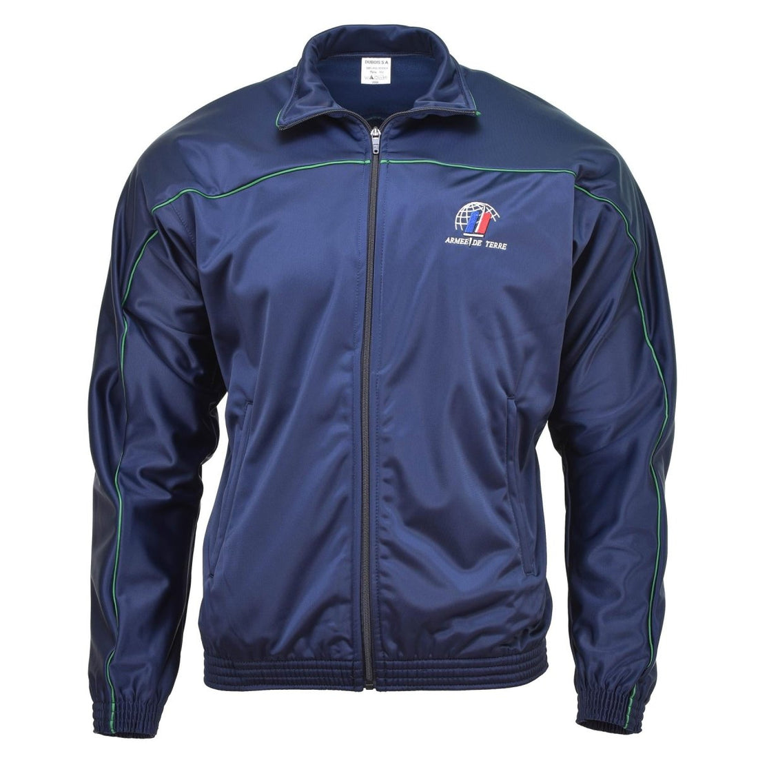 Origineel Frans leger tracksuit sportjack Activewear Suite top blauw shirt nieuw