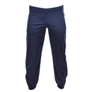 Navy blue original French Army jogging pants with elastic cuffs and adjustable waistband for durable activewear.