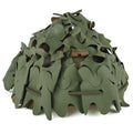 Originele Franse strijdkrachten helm camouflage cover hoofddeksel maskeren olijfbruin nieuw