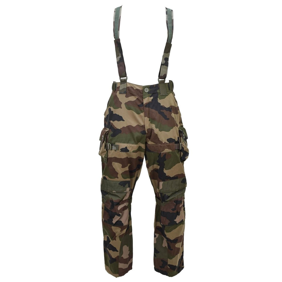 Originele Franse militaire gevechtsbroek Felin F4 duurzame bretels CCE Camo
