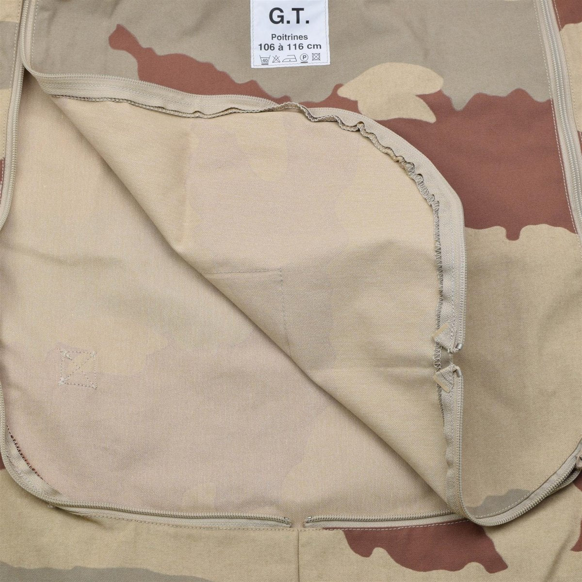 Origineel Frans militair luchtafweerjack zonder ballistische platen Deguet Camo