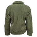 Originele Franse militaire fleece jas Polar warm versterkte hoge nek olijf nieuw