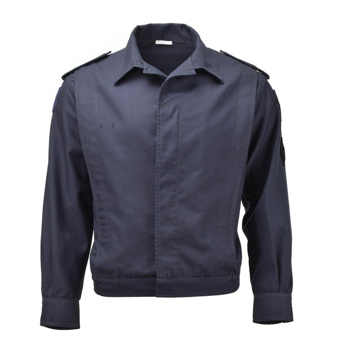 Origineel Frans militair jasje alpine troepen velduniform katoen effen blauw - GoMilitar