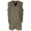 Originele Franse militaire jungle mouwloos olijf shirt tactisch lichtgewicht nieuw