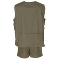 Originele Franse militaire jungle mouwloos olijf shirt tactisch lichtgewicht nieuw