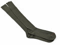 Originele Franse militaire kniekousen Wol-polyestermix Outdoor Olijf