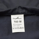 Clothing label showing PaynBoyé brand, size 100 M, 80% polyester and 20% cotton fabric with care symbols.