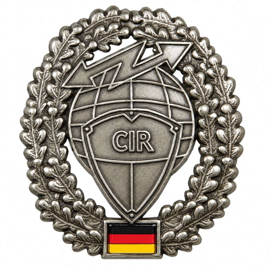 Originele Duitse legerbaretbadge CIR Insignia militaire overtollige metalen pin