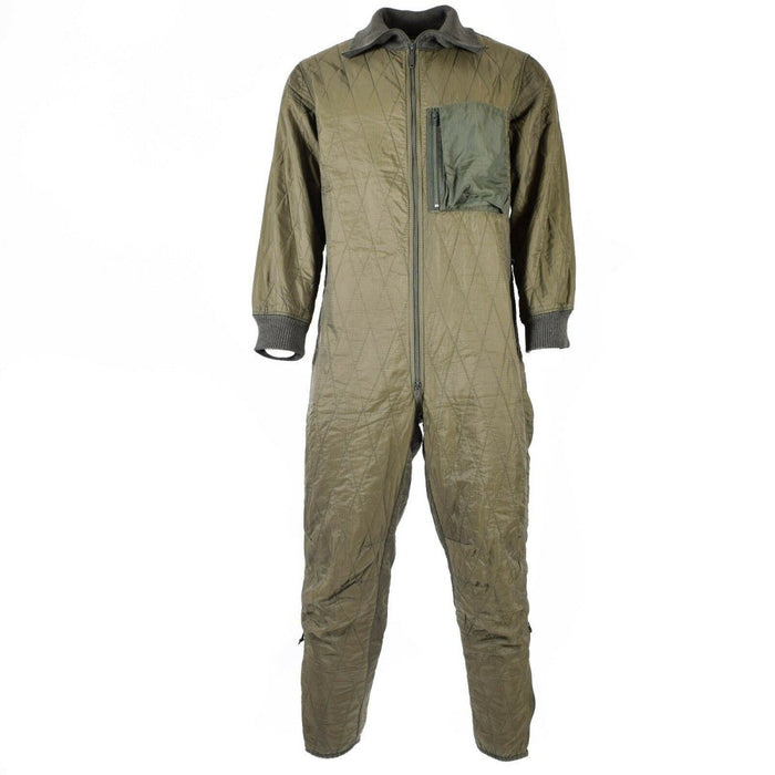 Originele winteroverall van het Duitse leger, gewatteerde, winddichte, duurzame ripstop-stof voor bescherming tegen koud weer.