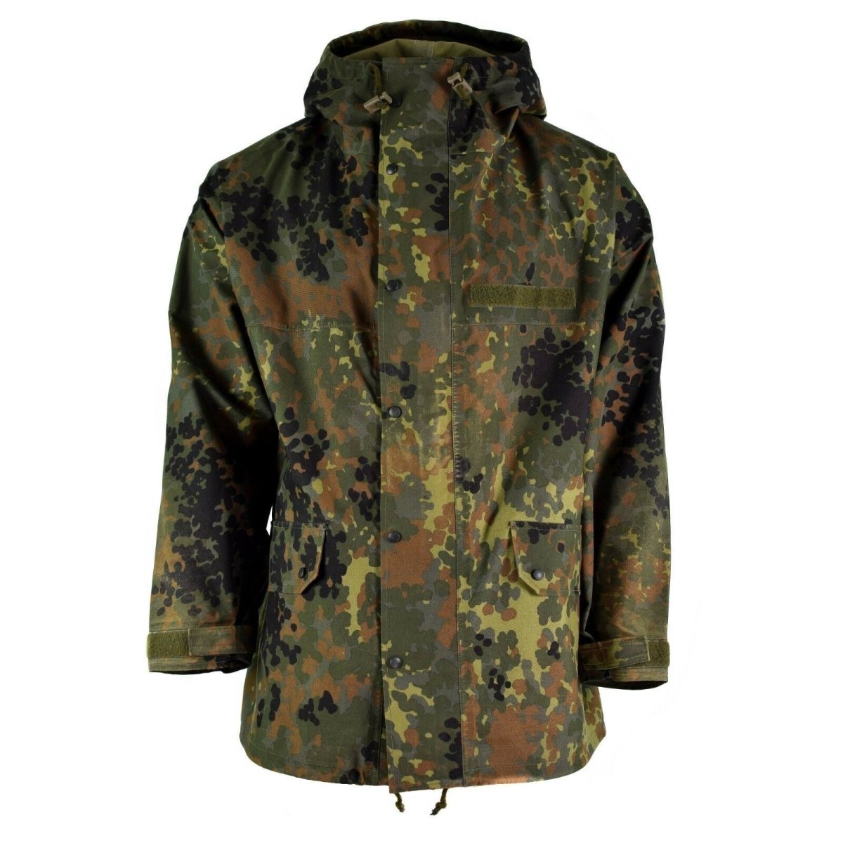 Origineel Duitse legerveldjack Goretex Flecktarn waterdichte regenparka nieuw