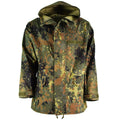 Origineel Duitse legerveldjack Goretex Flecktarn waterdichte regenparka nieuw