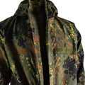 Origineel Duitse legerveldjack Goretex Flecktarn waterdichte regenparka nieuw