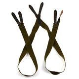 Oorspronkelijke Duitse legerveld Suspenders broek broek bretels bretels
