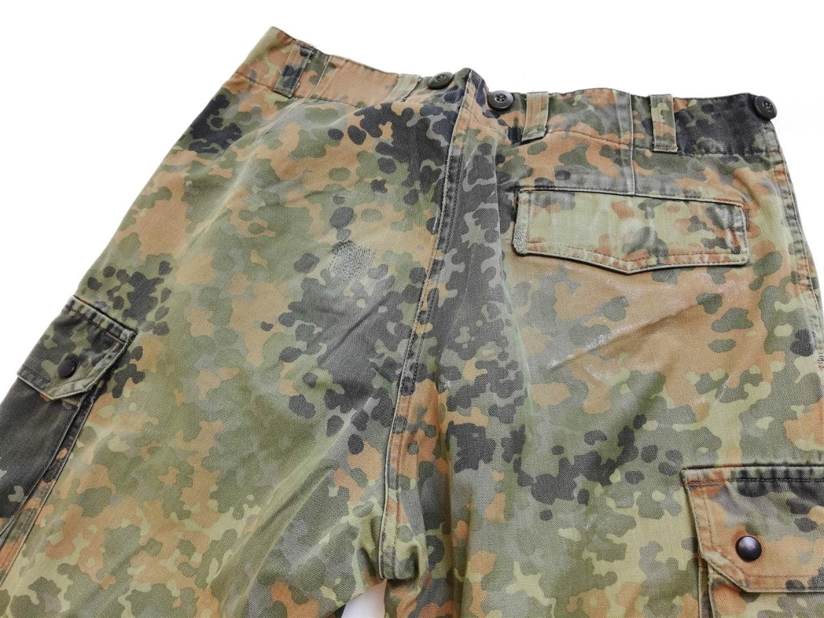 Origineel Duitse legernummer Flecktarn Camo -broek Field Combat Militaire broek