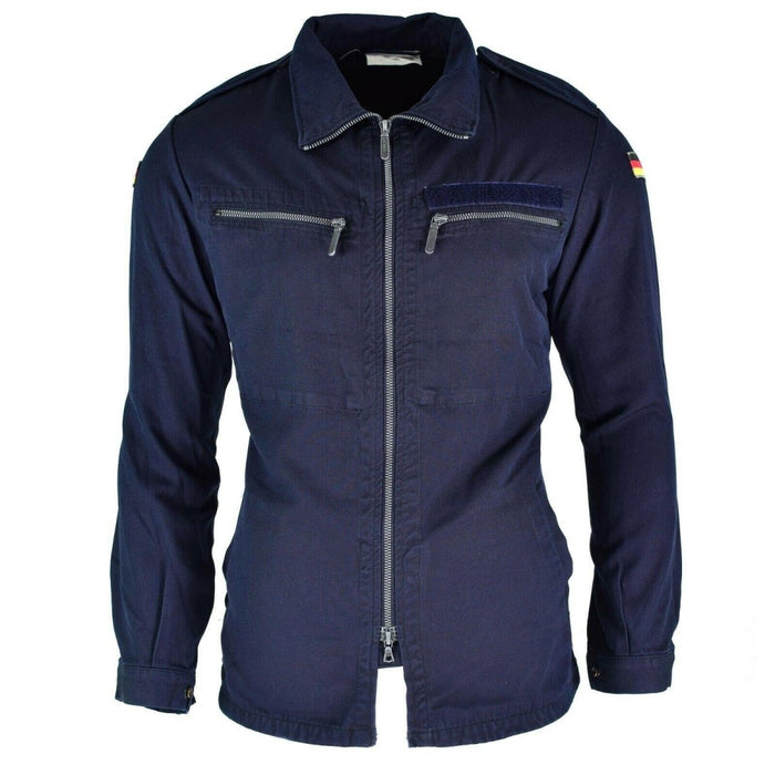 Origineel Duits leger Marinejack Blauw Navy Deck Rits Brandwerend aramide - GoMilitar