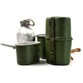 Originele Duitse legermesset kantine drinkfles waterfles kookgerei leger