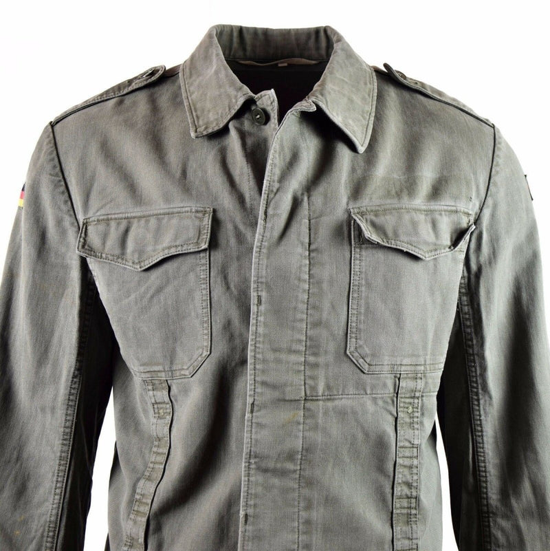 Original German army Moleskin jacket. Vintage BW army field olive drab jacket - GoMilitar