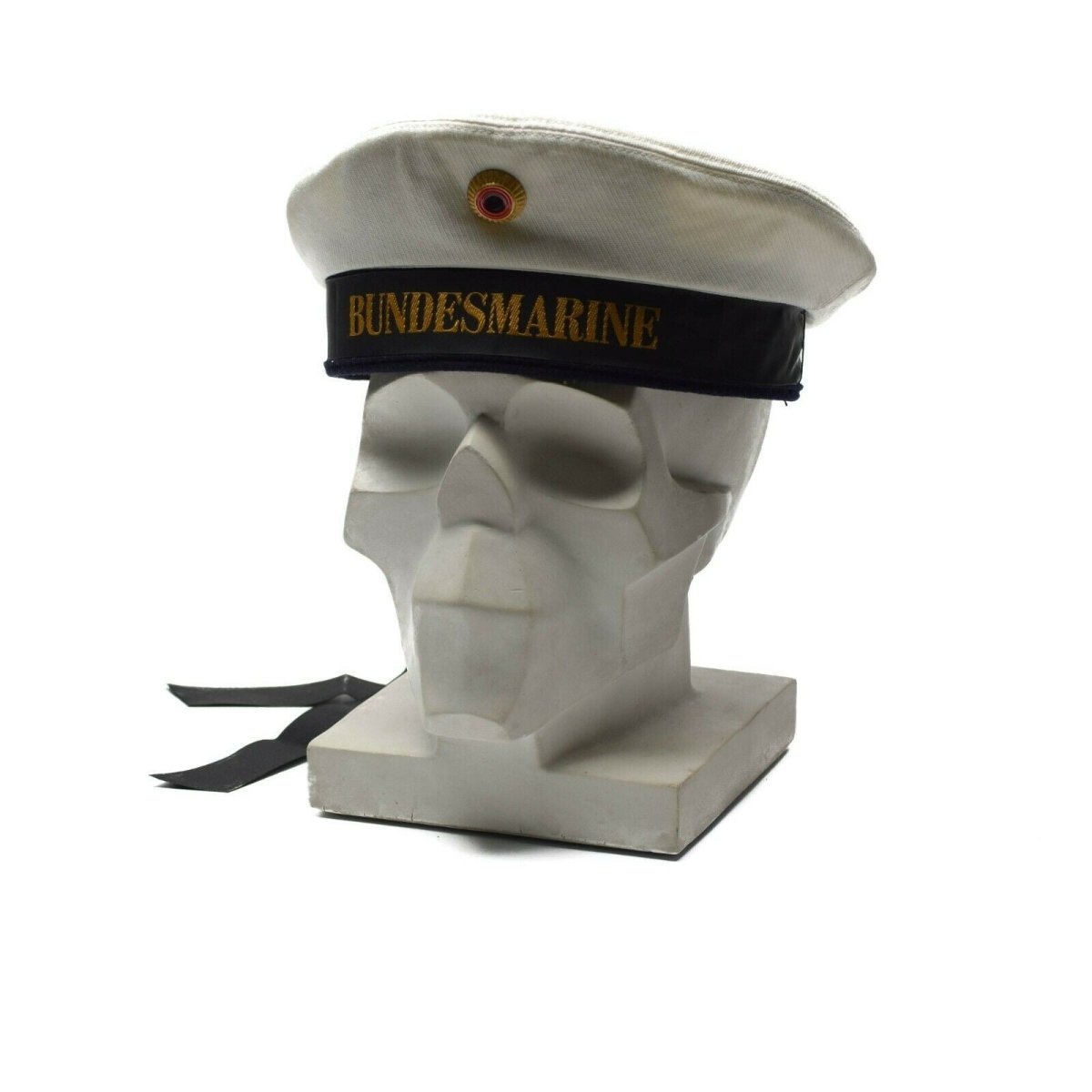 Originele Duitse leger marine marinierspet Bundesmarine hoed wit