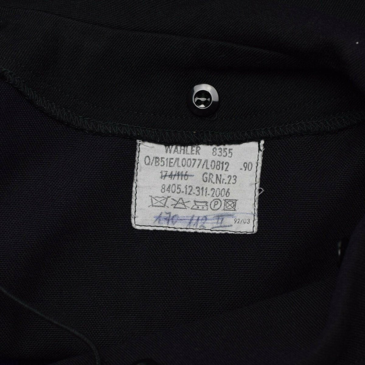 Originele Duitse leger marine Middy Shirt Long Mouwen Blue Naval Military Sailors