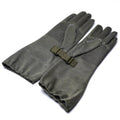 Originele Duitse leger Nomex Pilot Handschoenen met Grapper Gray Militaire uitgifte Nieuw