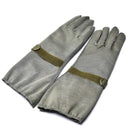 Original German army Nomex pilot gloves in grey with flame-resistant and durable military-grade construction