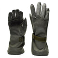 Originele Duitse leger Nomex Pilot Handschoenen met Grapper Gray Militaire uitgifte Nieuw