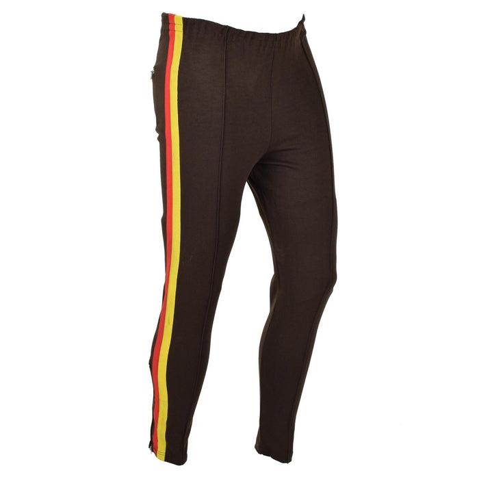 Originele Duitse leger NVA bruine sportjoggingbroek training activewear broek - GoMilitar