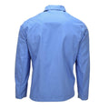 Origineel pyjamashirt van het Duitse leger met lange mouwen en knopen aan de voorkant blauw
