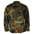 Origineel Duits legerhirt ritssluiting Flecktarn Camo tactisch gevecht BW Army Issue
