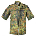 Origineel Duits legerhirt ritssluiting Flecktarn korte mouwen gevecht BW Army Issue