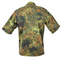 Origineel Duits legerhirt ritssluiting Flecktarn korte mouwen gevecht BW Army Issue