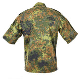 Origineel Duits legerhirt ritssluiting Flecktarn korte mouwen gevecht BW Army Issue