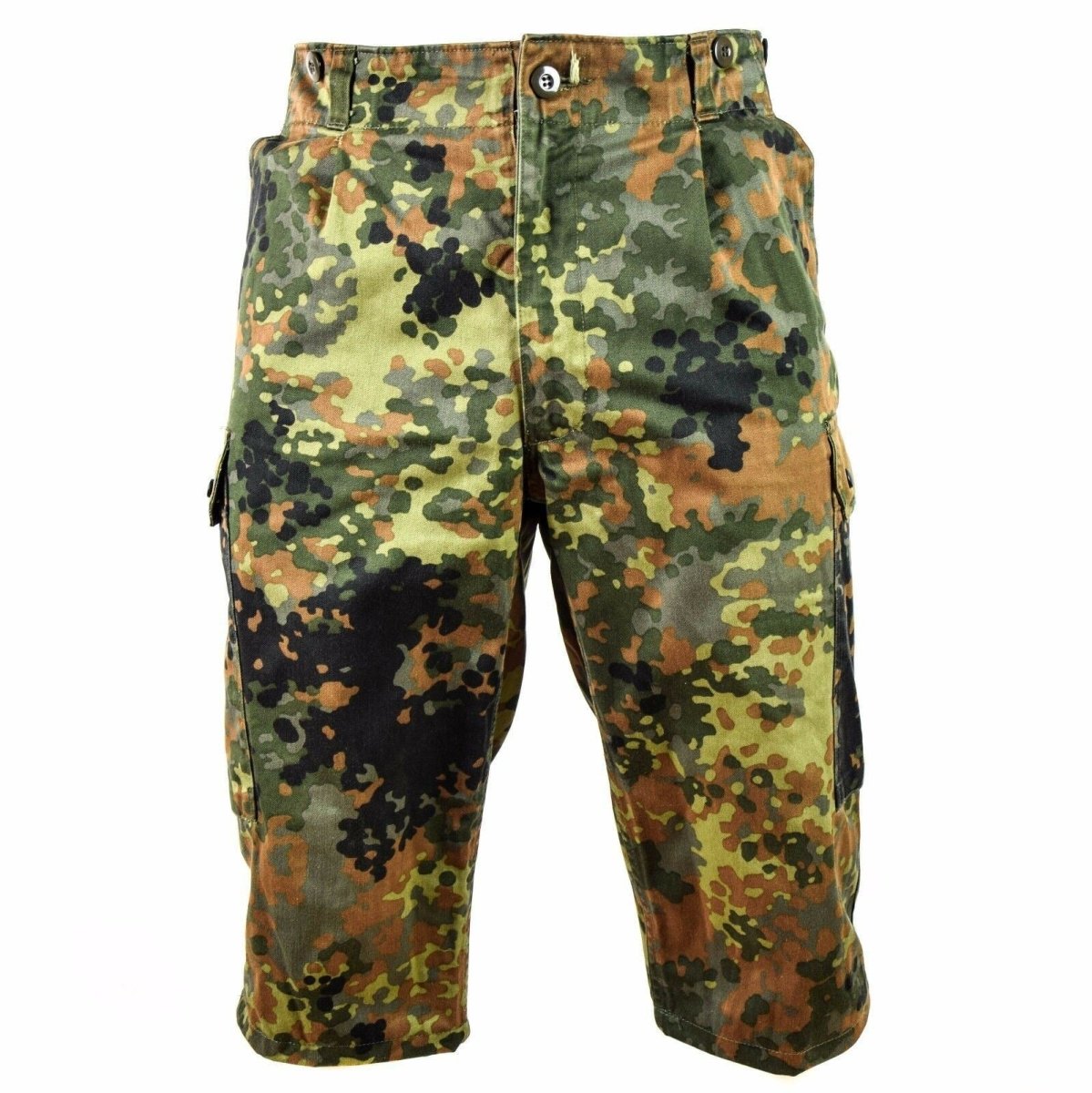 Originele Duitse legerhorts gevechten veld flecktarn camouflage bermuda