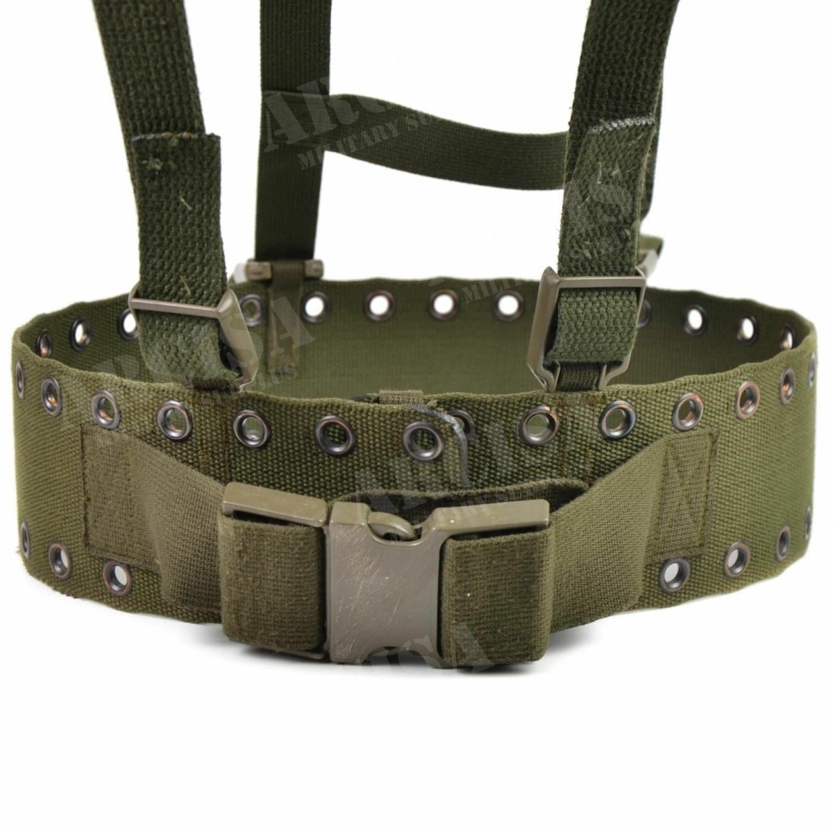 Origineel Duitse leger Webbing Rig System 2 stuks tactische riem y-riem harnas