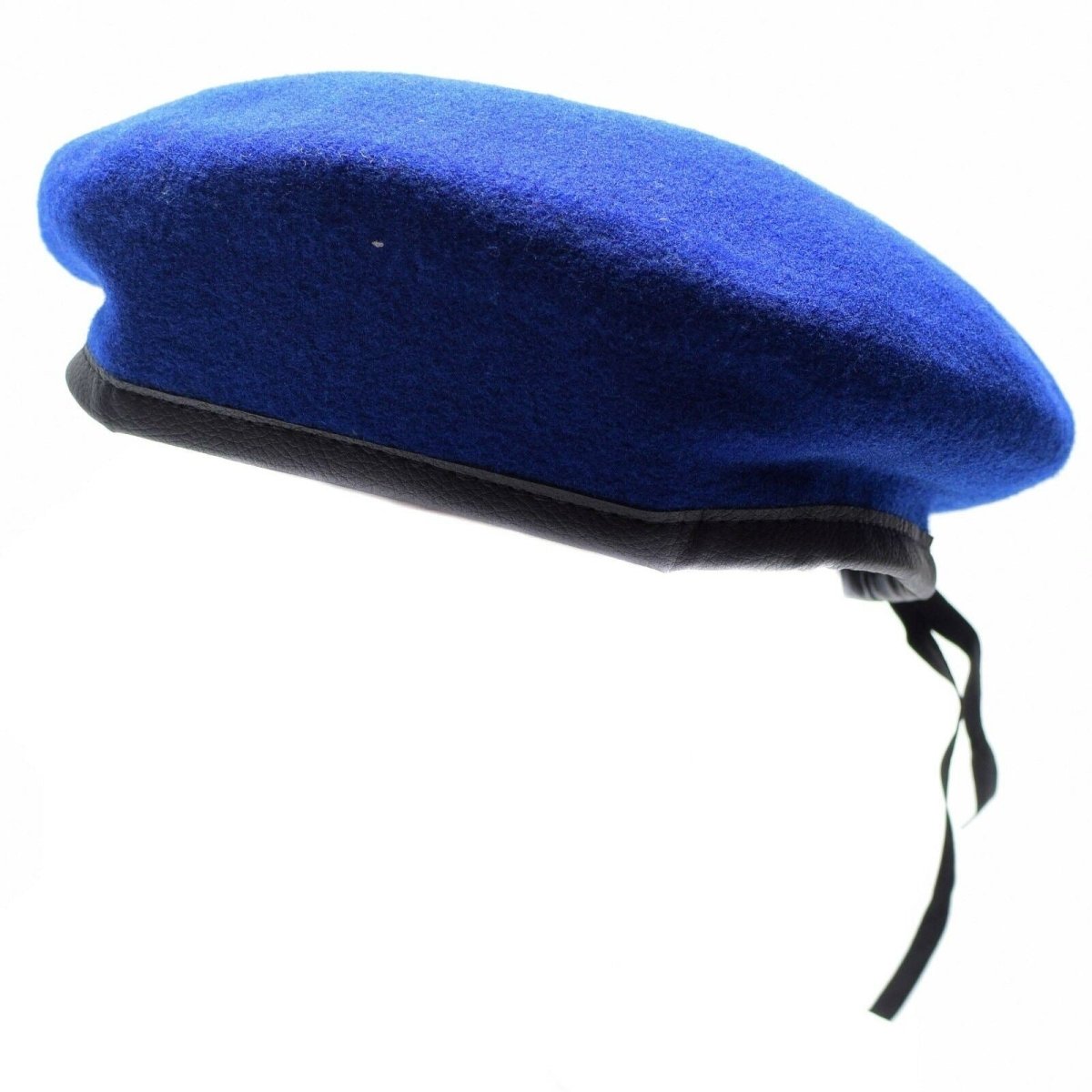Originele Duitse legerwollen baret Bundeswehr militaire surpluspet blauw