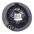 Originele Duitse brandweer baretpet geborduurde stoffen badge grijs