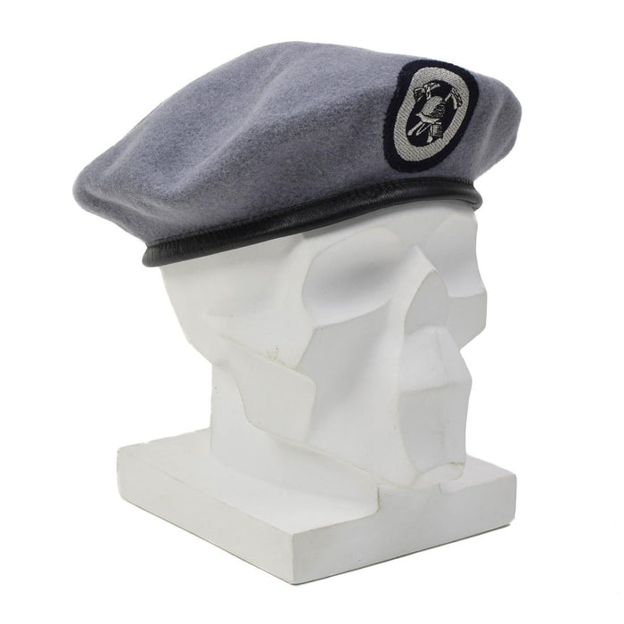 Originele Duitse brandweer baretpet geborduurde stoffen badge grijs - GoMilitar