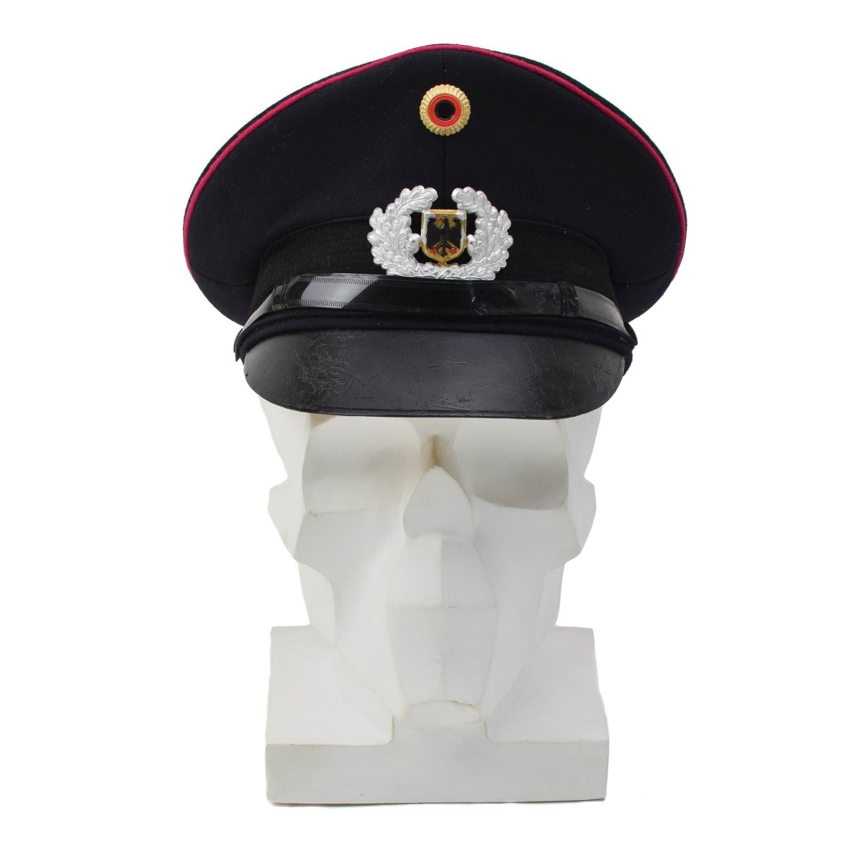 Originele Duitse brandweerbrigade pet kokarde BGS badge blauw