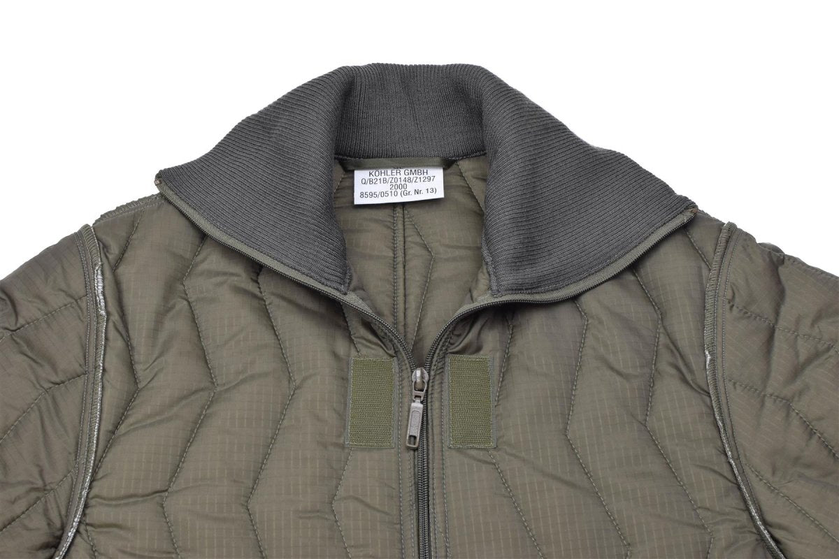 Originele Duitse militaire coverall gewatteerde voering winter jumpsuit voering olijf nieuw